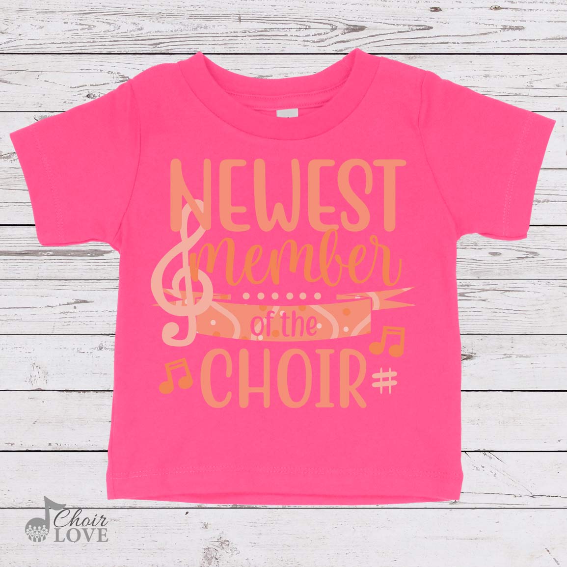 Newest Member Of The Choir, Baby Gift, Shower Gift, Music Gift, Super-Soft Infant Jersey T-Shirt