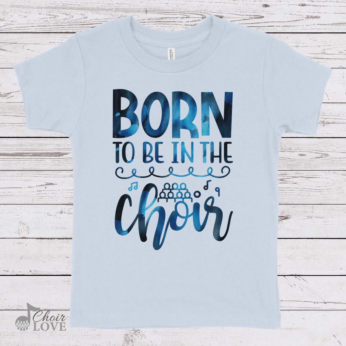 Toddler Gift, Music Gift, Toddler Tshirt, Born To Be In the Choir Toddler Jersey T-Shirt