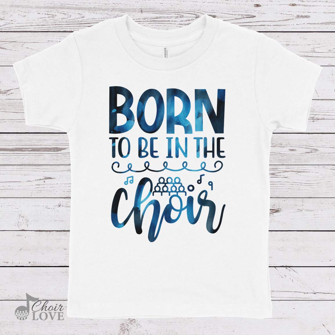 Toddler Gift, Music Gift, Toddler Tshirt, Born To Be In the Choir Toddler Jersey T-Shirt