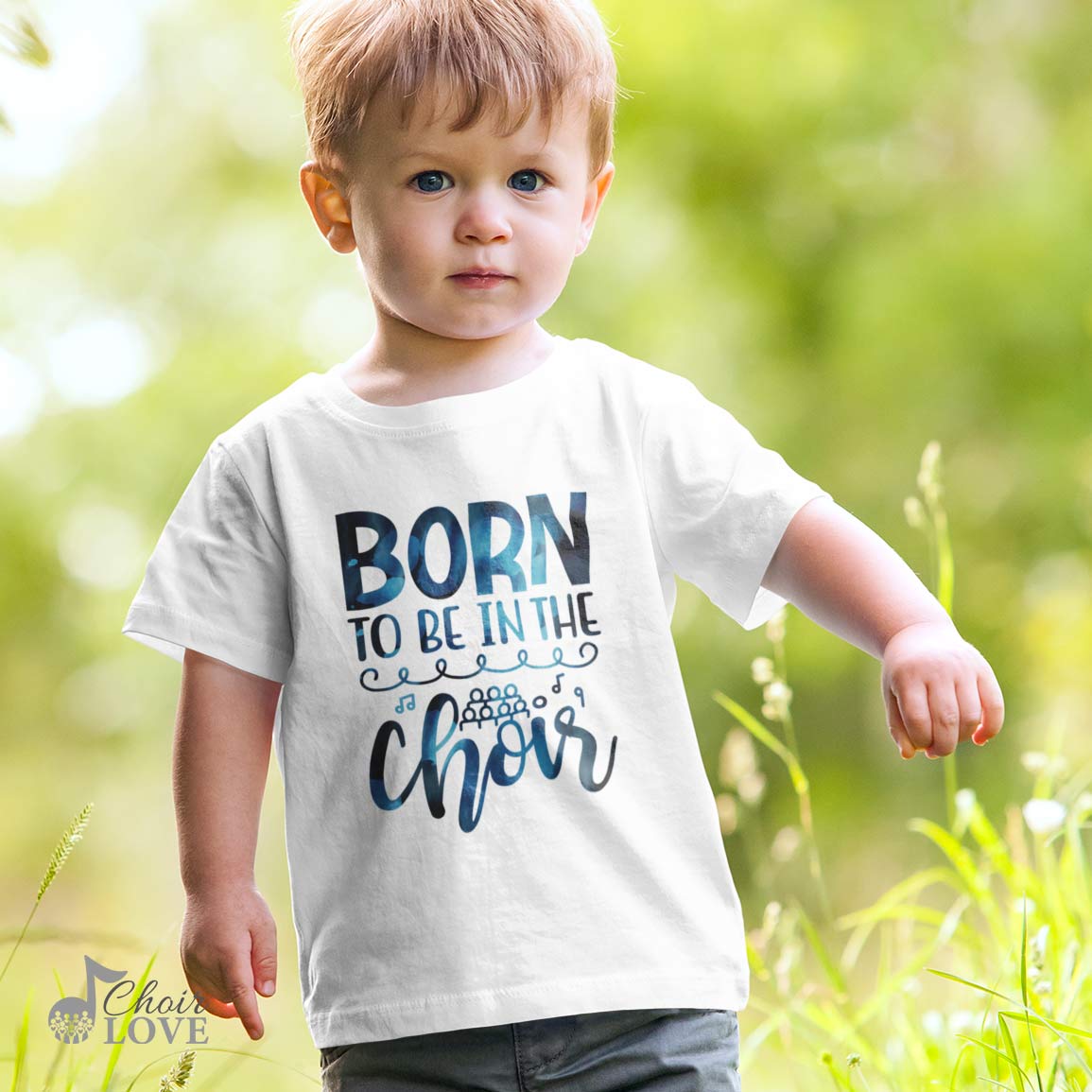 Toddler Gift, Music Gift, Toddler Tshirt, Born To Be In the Choir Toddler Jersey T-Shirt