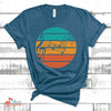 Retro Musical Notes, Gift For Him, Music Sunset, Music Gift, Gift For Musician, Singer, Chorister, Unisex Jersey Short-Sleeve Tee