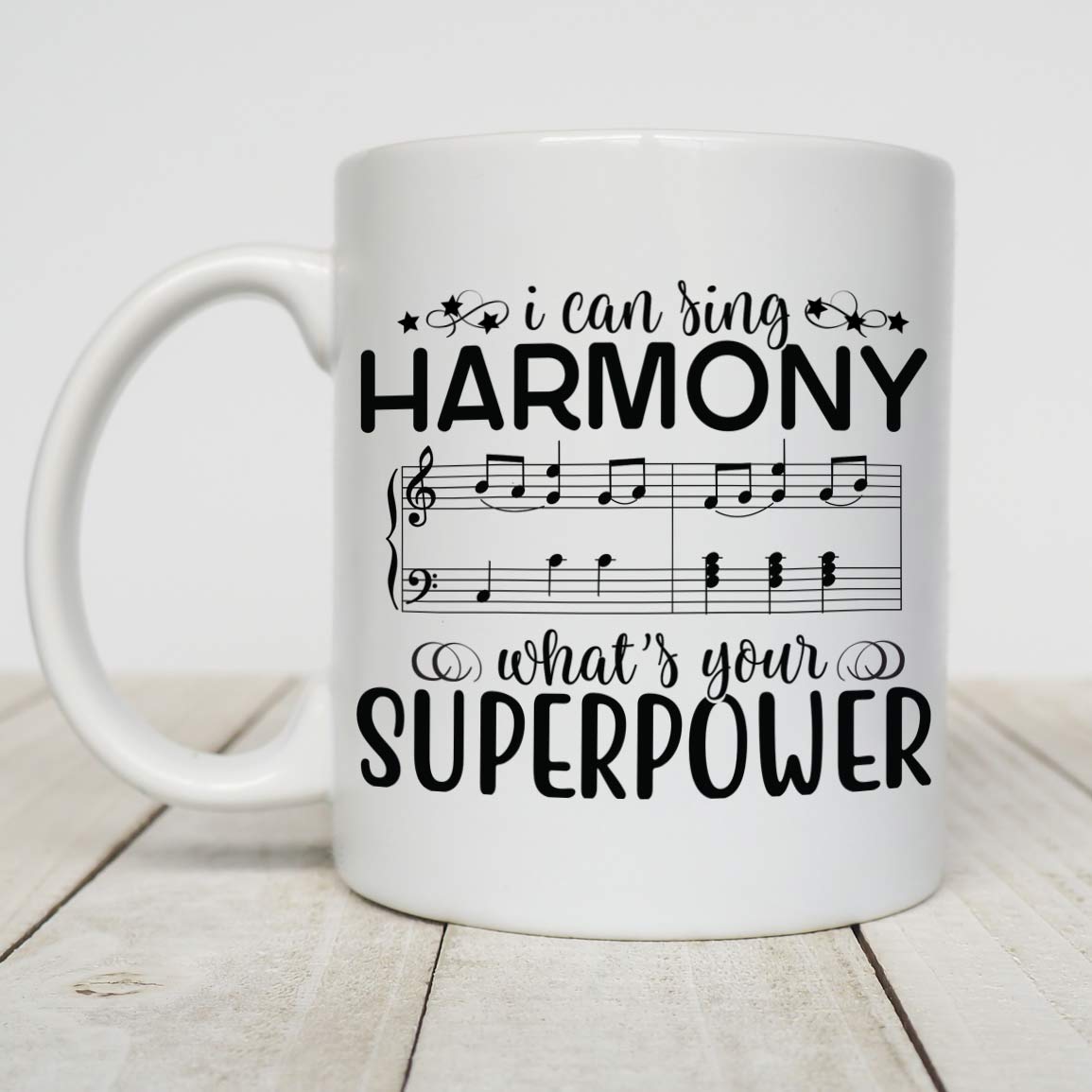 Most Likely To Hit A High Note Only Dogs Can Hear, Music Gift, Choir Gift, Singer Gift, 11 oz. Black Mug