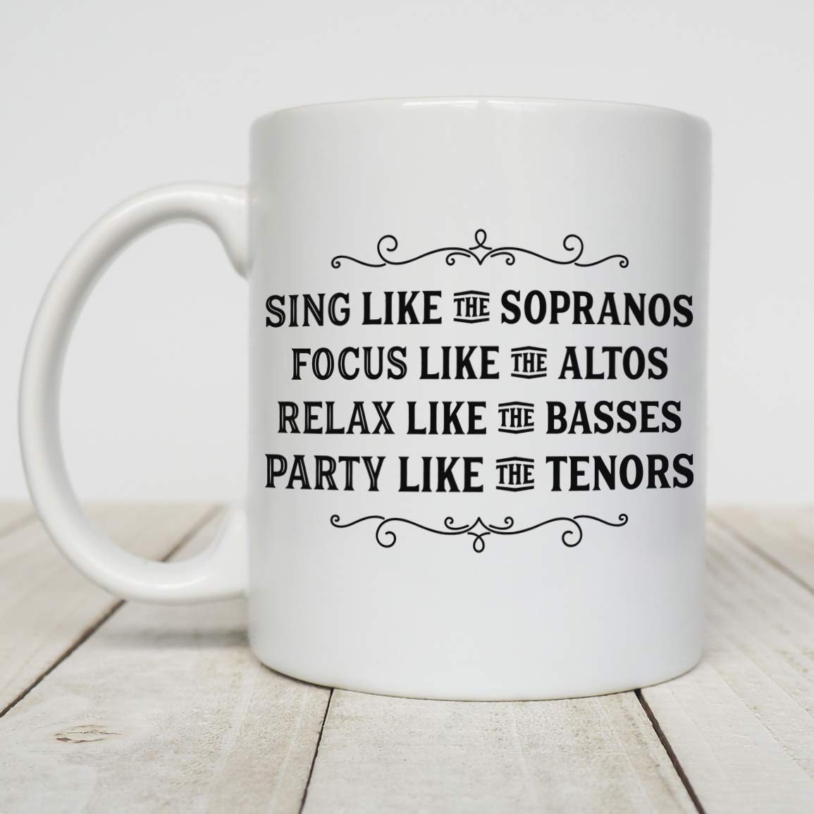 Most Likely To Hit A High Note Only Dogs Can Hear, Music Gift, Choir Gift, Singer Gift, 11 oz. Black Mug