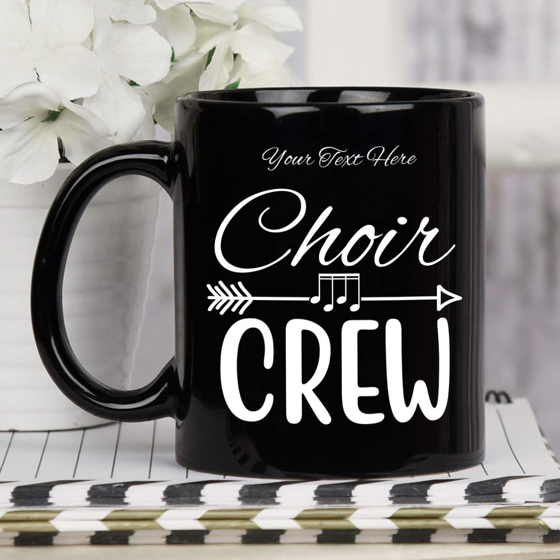 Most Likely To Hit A High Note Only Dogs Can Hear, Music Gift, Choir Gift, Singer Gift, 11 oz. Black Mug