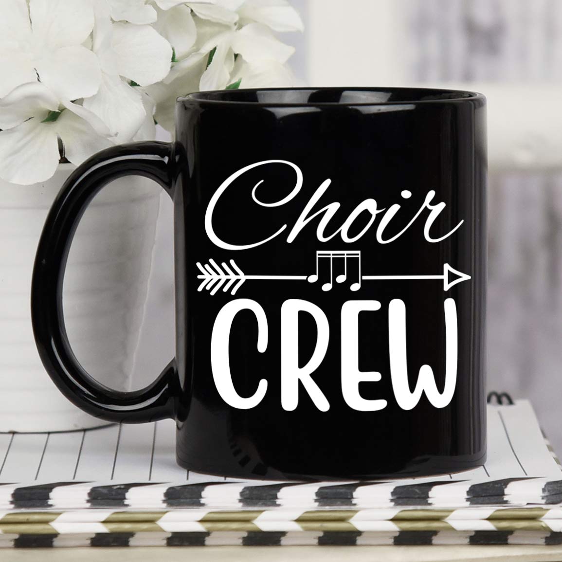 Most Likely To Hit A High Note Only Dogs Can Hear, Music Gift, Choir Gift, Singer Gift, 11 oz. Black Mug