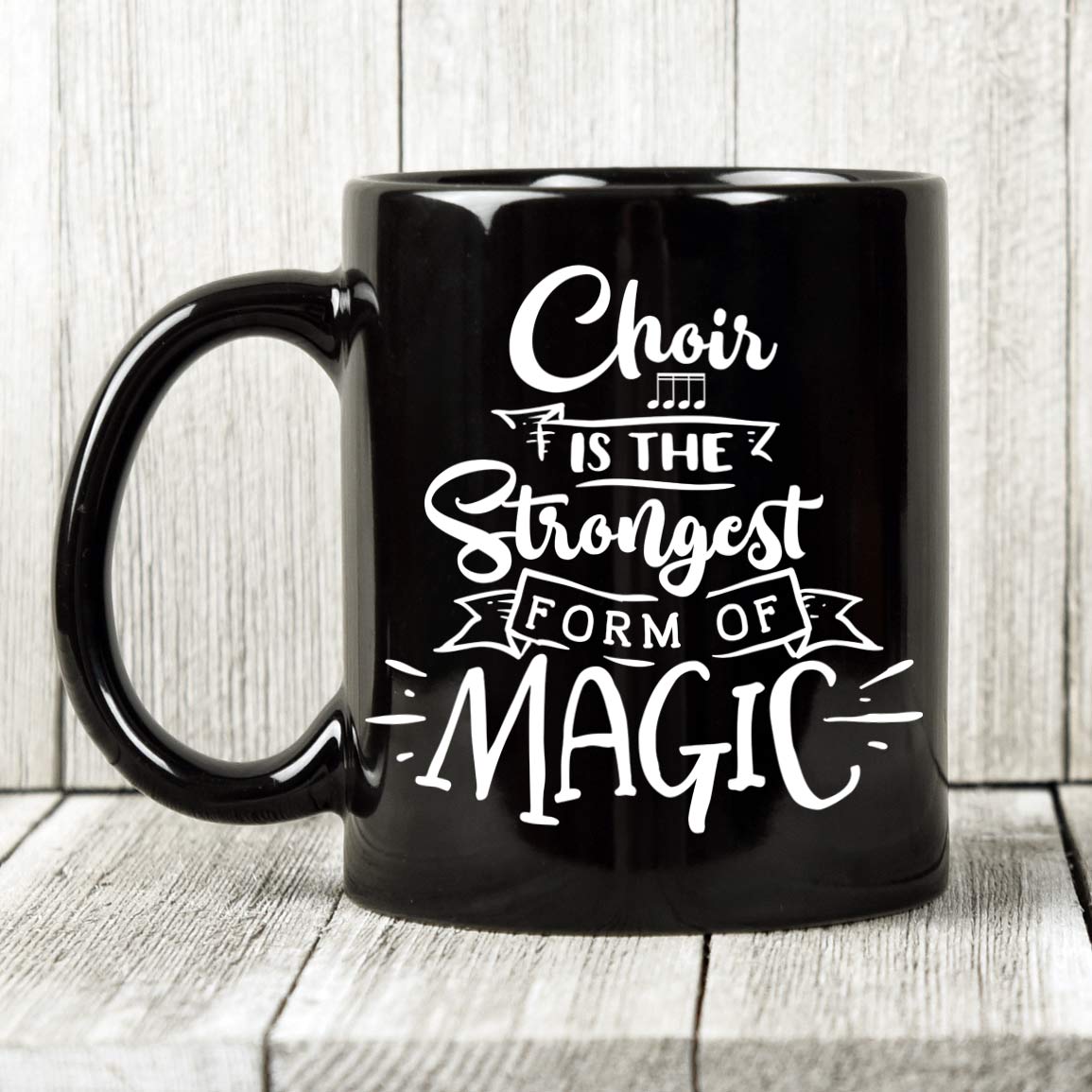 Most Likely To Hit A High Note Only Dogs Can Hear, Music Gift, Choir Gift, Singer Gift, 11 oz. Black Mug