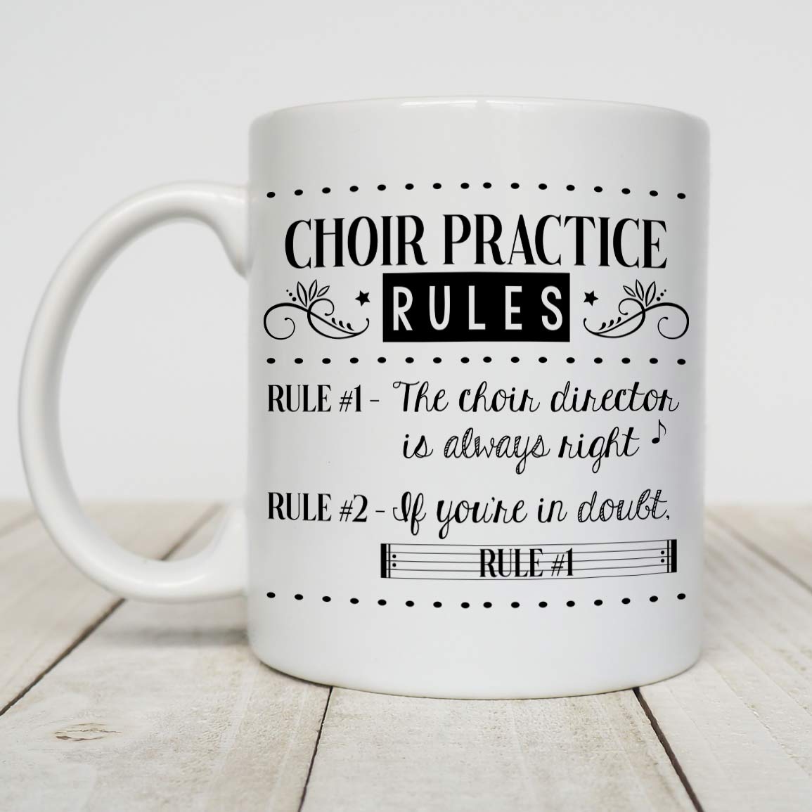 Most Likely To Hit A High Note Only Dogs Can Hear, Music Gift, Choir Gift, Singer Gift, 11 oz. Black Mug