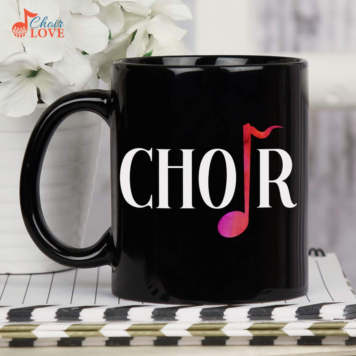 Most Likely To Hit A High Note Only Dogs Can Hear, Music Gift, Choir Gift, Singer Gift, 11 oz. Black Mug