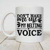 Most Likely To Hit A High Note Only Dogs Can Hear, Music Gift, Choir Gift, Singer Gift, 11 oz. Black Mug