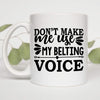 Most Likely To Hit A High Note Only Dogs Can Hear, Music Gift, Choir Gift, Singer Gift, 11 oz. Black Mug