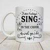 Most Likely To Hit A High Note Only Dogs Can Hear, Music Gift, Choir Gift, Singer Gift, 11 oz. Black Mug