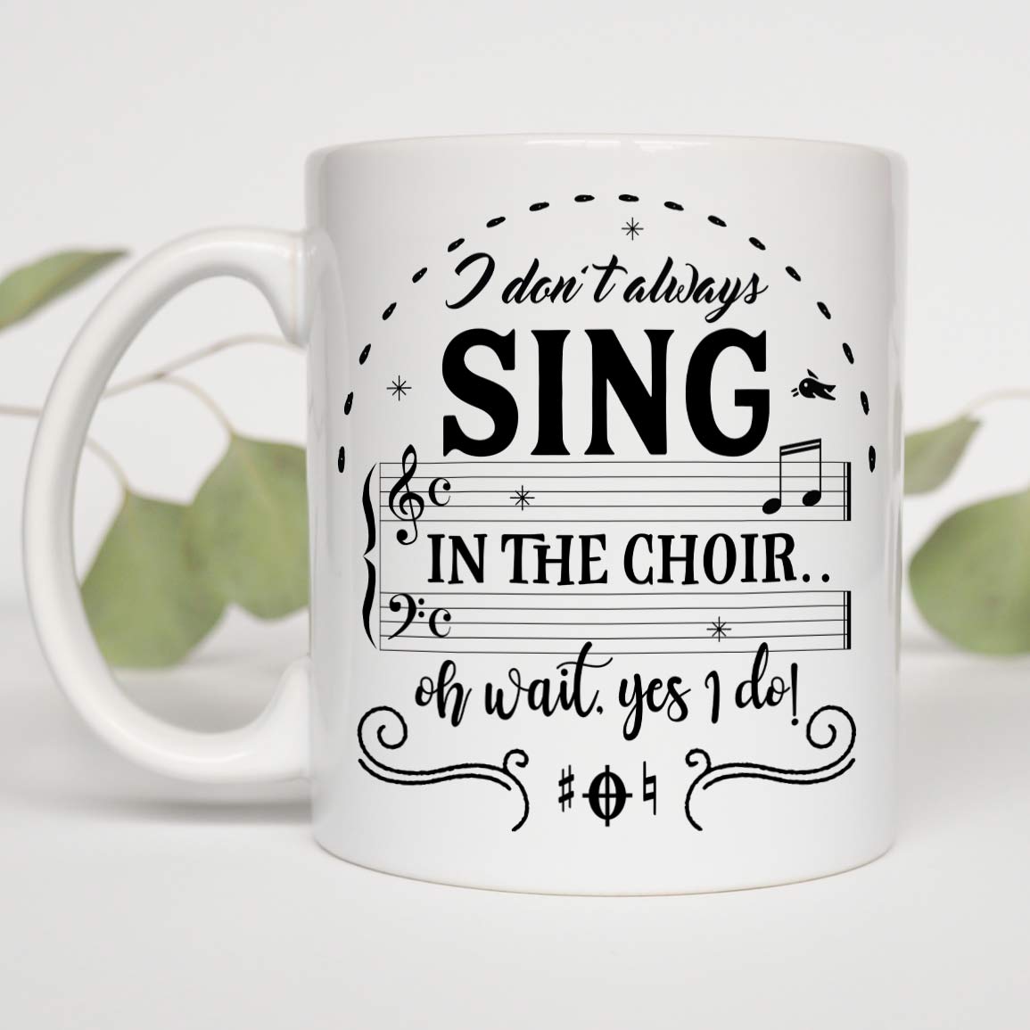 Most Likely To Hit A High Note Only Dogs Can Hear, Music Gift, Choir Gift, Singer Gift, 11 oz. Black Mug