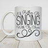 Most Likely To Hit A High Note Only Dogs Can Hear, Music Gift, Choir Gift, Singer Gift, 11 oz. Black Mug