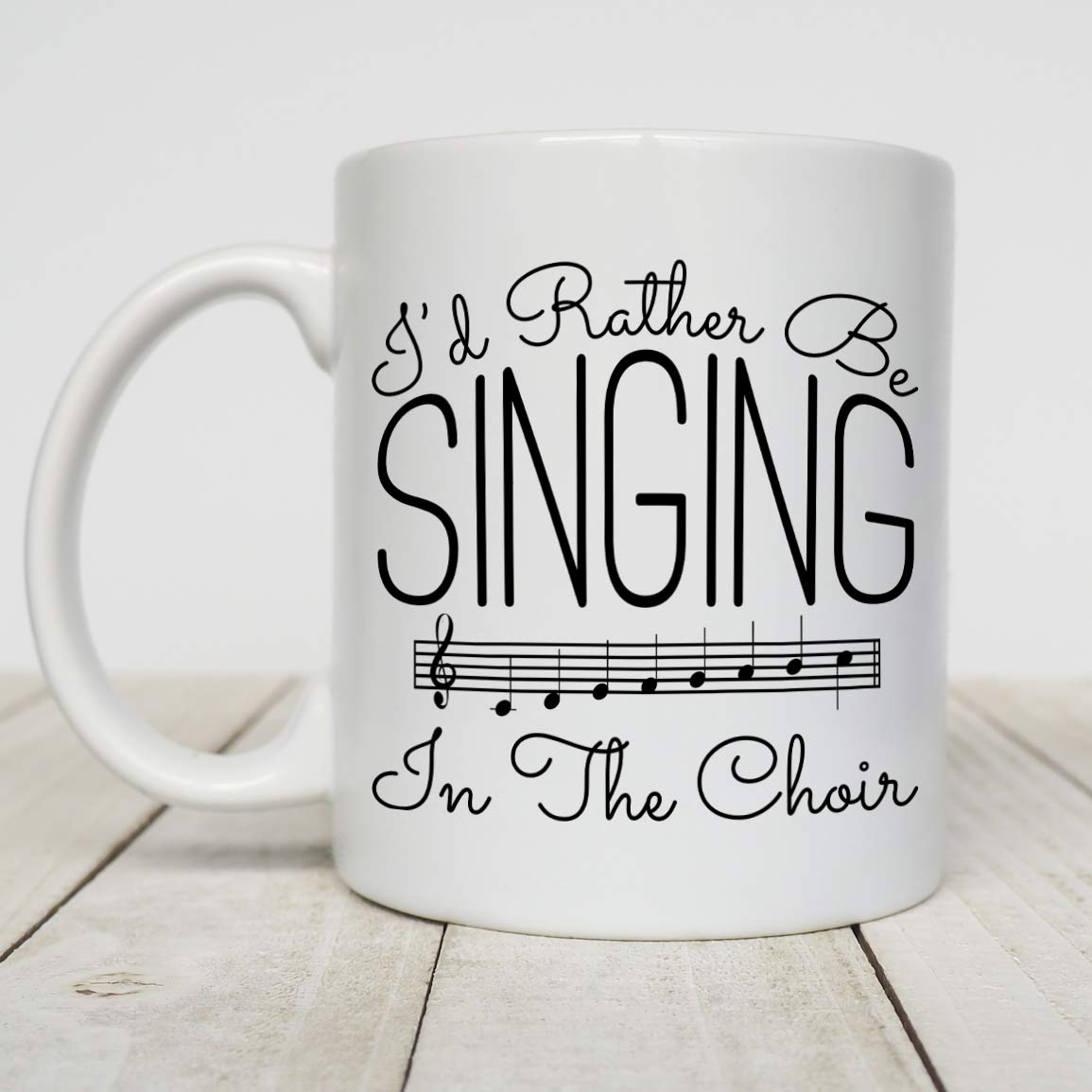 Most Likely To Hit A High Note Only Dogs Can Hear, Music Gift, Choir Gift, Singer Gift, 11 oz. Black Mug