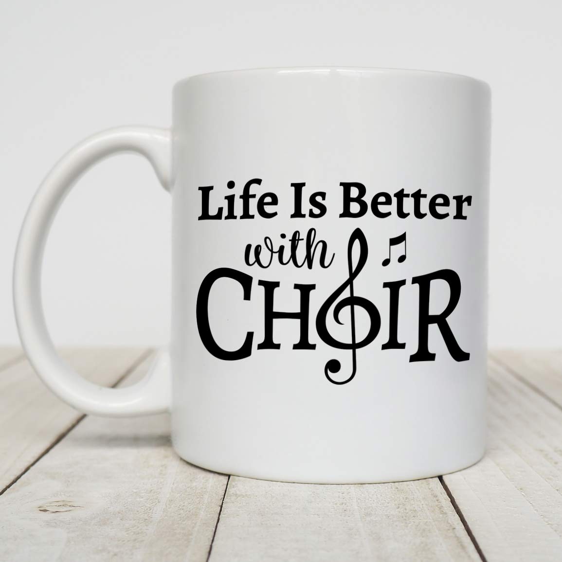 Most Likely To Hit A High Note Only Dogs Can Hear, Music Gift, Choir Gift, Singer Gift, 11 oz. Black Mug