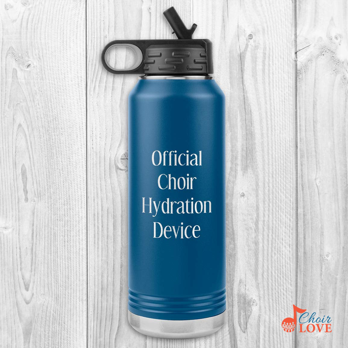 Music Gift, Gifts For Singer, Choir, Chorister, Musical Theatre, Official Choir Hydration Device Stainless Water Bottle Tumbler