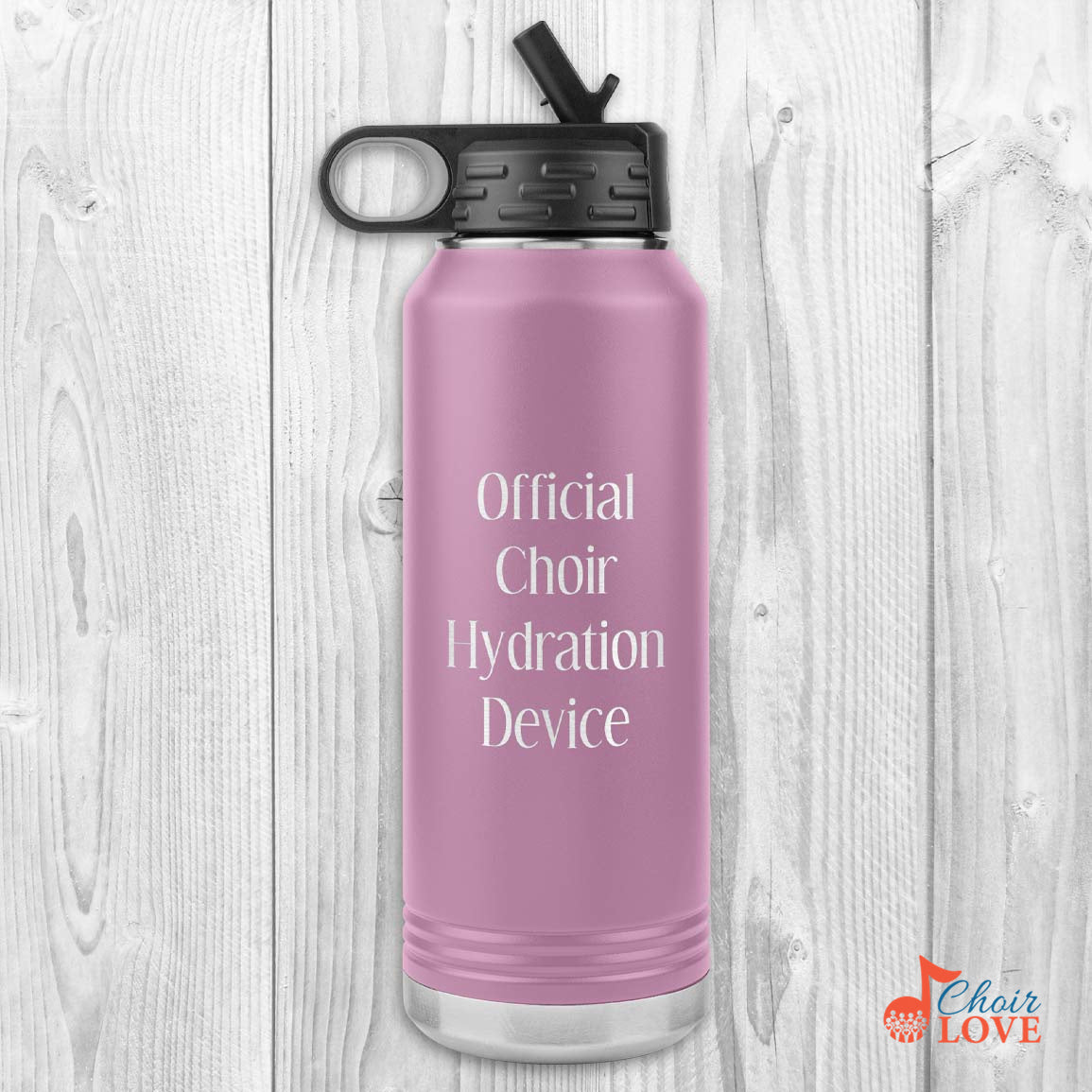 Music Gift, Gifts For Singer, Choir, Chorister, Musical Theatre, Official Choir Hydration Device Stainless Water Bottle Tumbler