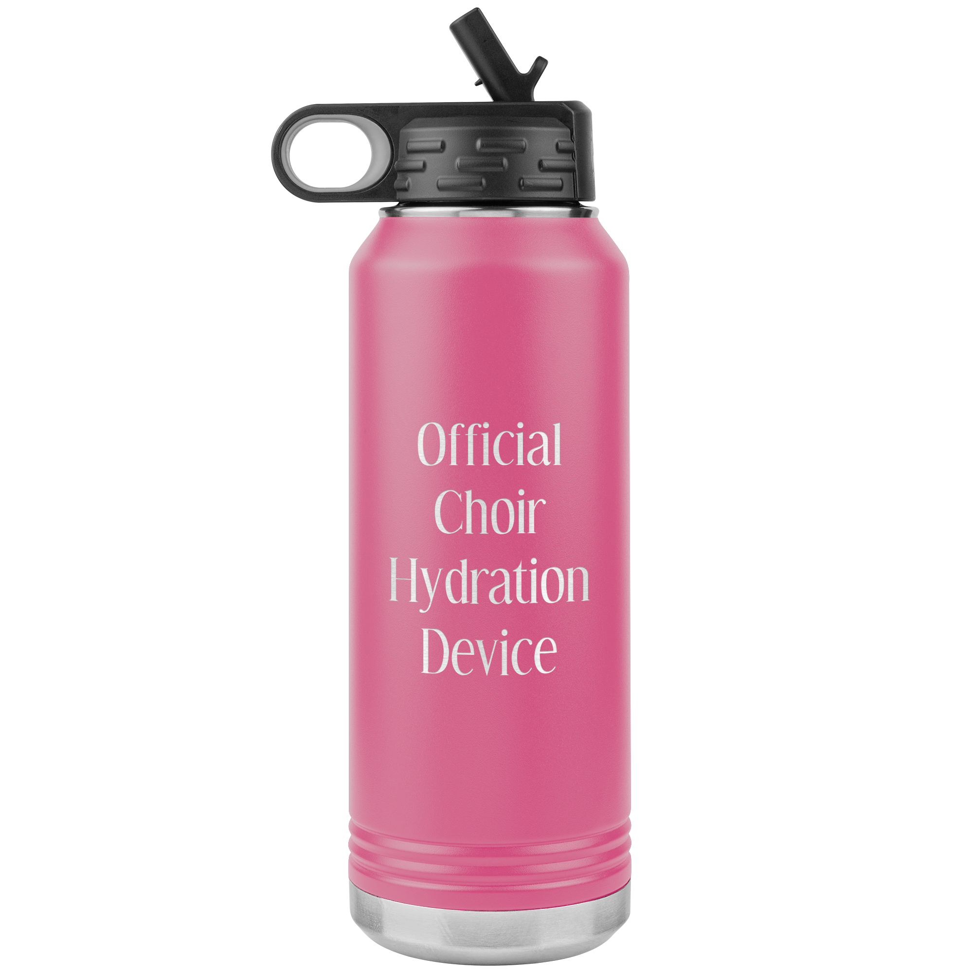 Official Choir Hydration Device 32oz Stainless Water Bottle Tumbler - Choir Love