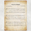 Away In A Manger Holiday Jigsaw Puzzle, Christmas Puzzle, Music Gift, Music Education, Fun Choir Gift