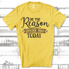 Gift For Music Teacher, Choir Director, Be The Reason (Leopard Design)  Unisex Jersey Short-Sleeve T-Shirt