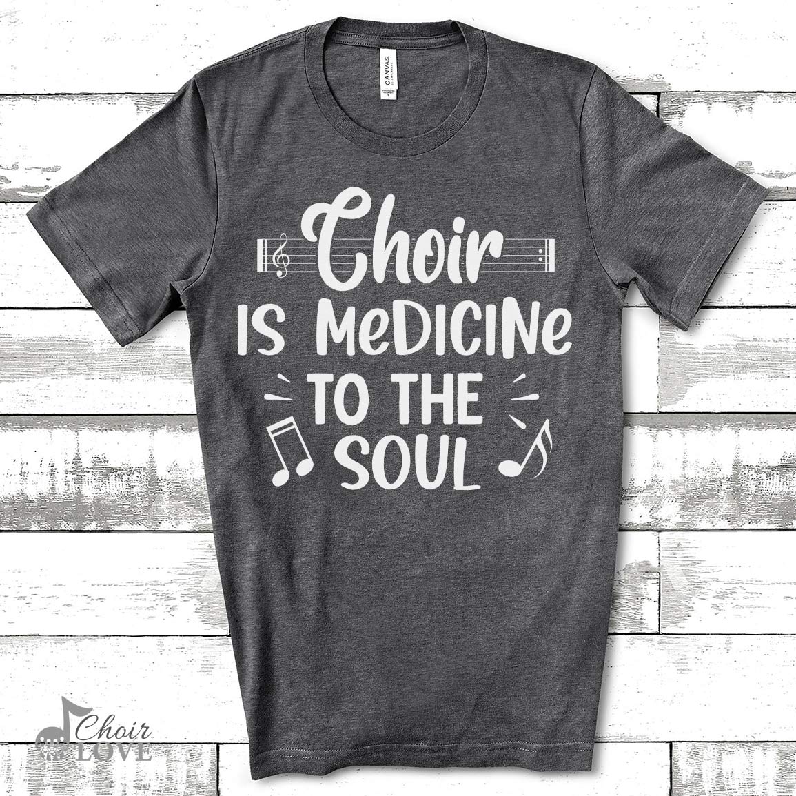 Choir Director Gift, Choir Gift, Gift For SIngers, Choir Is Medicine To The Soul Unisex Jersey Short-Sleeve T-Shirt