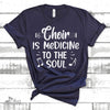 Choir Director Gift, Choir Gift, Gift For SIngers, Choir Is Medicine To The Soul Unisex Jersey Short-Sleeve T-Shirt