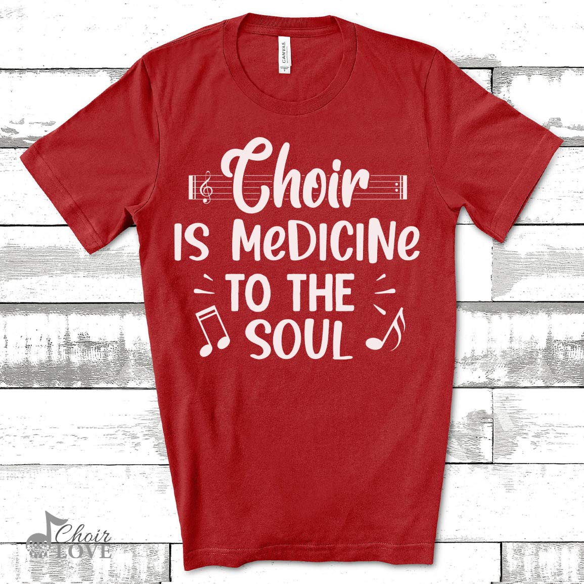 Choir Director Gift, Choir Gift, Gift For SIngers, Choir Is Medicine To The Soul Unisex Jersey Short-Sleeve T-Shirt