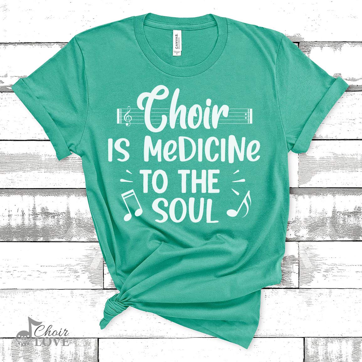 Choir Director Gift, Choir Gift, Gift For SIngers, Choir Is Medicine To The Soul Unisex Jersey Short-Sleeve T-Shirt