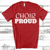 Gift For Choir, Choir Director, Organist, Pianist, Music Director, Choir Proud Unisex Jersey Short-Sleeve T-Shirt