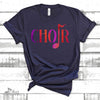 Gift For Choir, Singer Gift, Choir Director, Choir Quarter Note Unisex Jersey Short-Sleeve T-Shirt