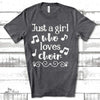 Gift For Singer, Choir Gift, Choral Music, Just A Girl Who Loves Choir Unisex Jersey Short-Sleeve T-Shirt