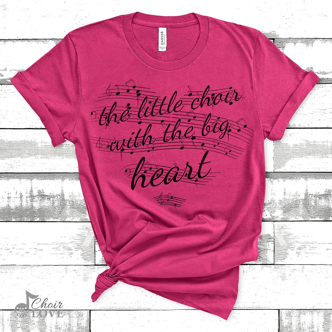 Choir Gift, Gift For Singers, Choir Director, Music Gift, The Little Choir With The Big Heart Unisex Jersey Short-Sleeve T-Shirt