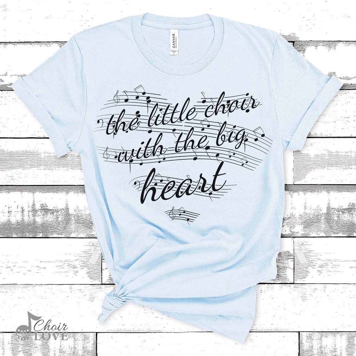 Choir Gift, Gift For Singers, Choir Director, Music Gift, The Little Choir With The Big Heart Unisex Jersey Short-Sleeve T-Shirt