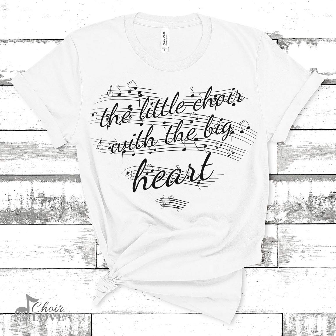 Choir Gift, Gift For Singers, Choir Director, Music Gift, The Little Choir With The Big Heart Unisex Jersey Short-Sleeve T-Shirt