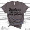 Singer Gift, Choir Gift, Church Gift, Sundays Are For Choir Anthems Unisex Jersey Short-Sleeve T-Shirt