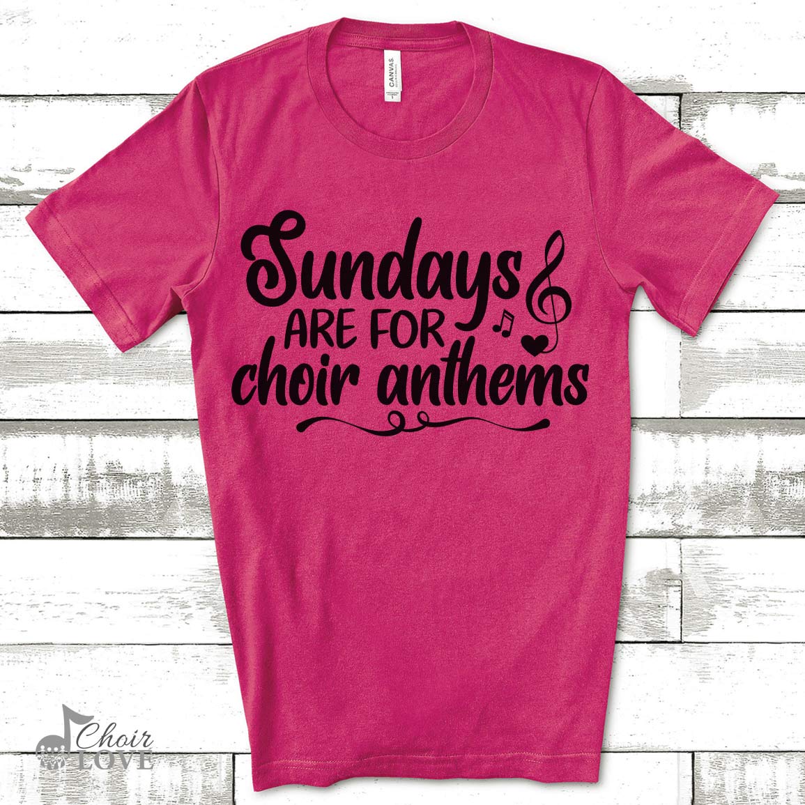 Singer Gift, Choir Gift, Church Gift, Sundays Are For Choir Anthems Unisex Jersey Short-Sleeve T-Shirt