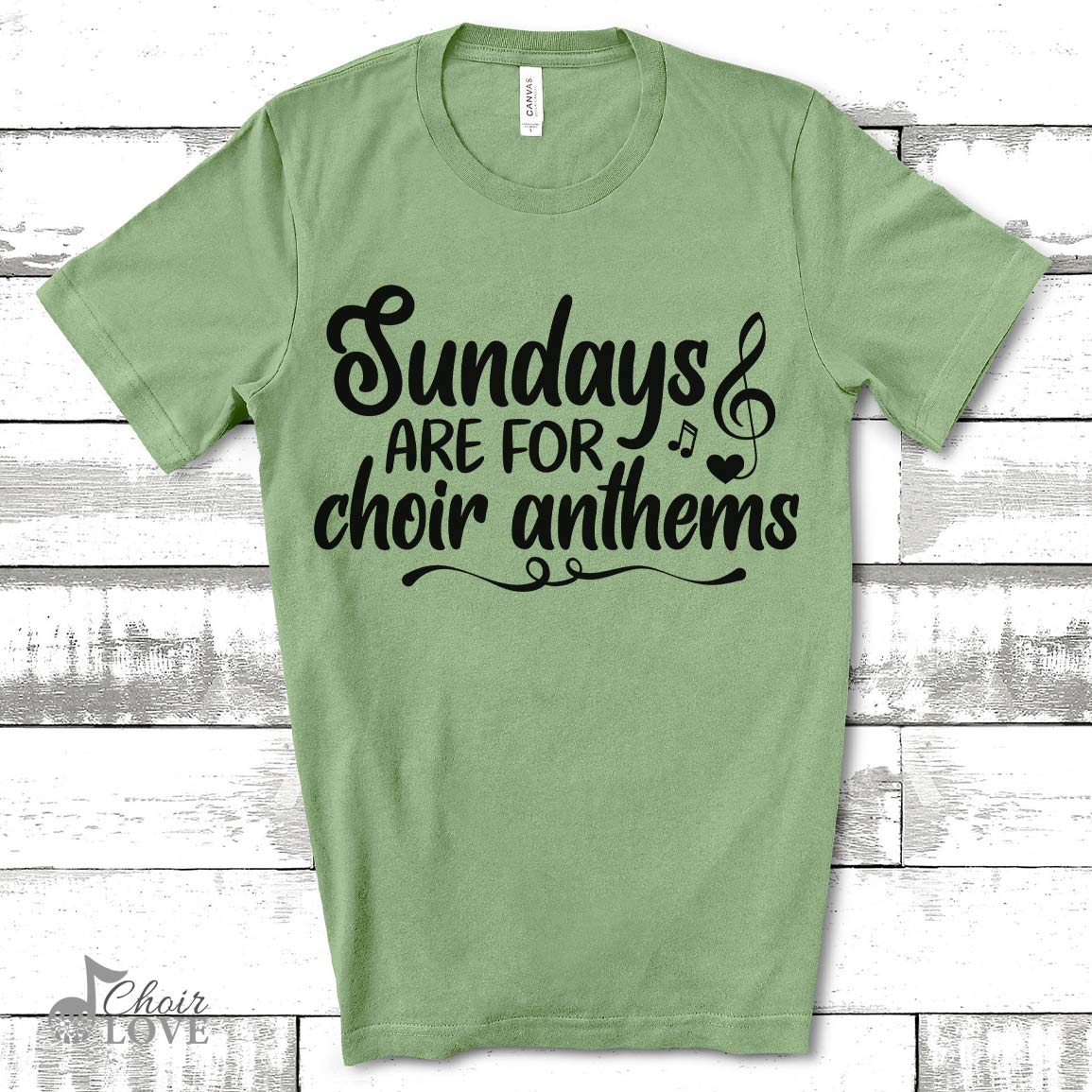 Singer Gift, Choir Gift, Church Gift, Sundays Are For Choir Anthems Unisex Jersey Short-Sleeve T-Shirt