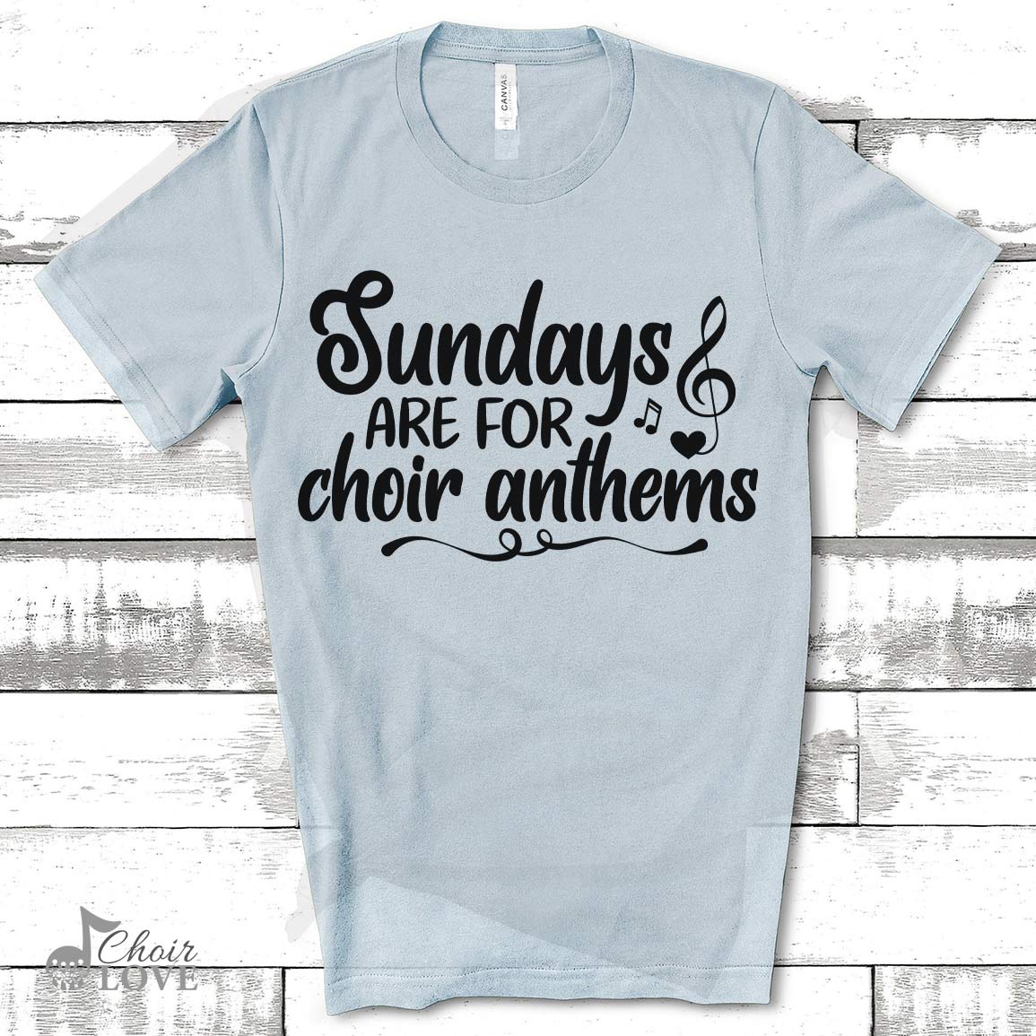 Singer Gift, Choir Gift, Church Gift, Sundays Are For Choir Anthems Unisex Jersey Short-Sleeve T-Shirt