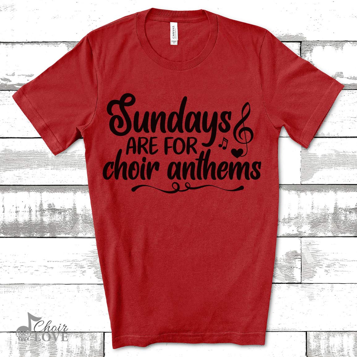 Singer Gift, Choir Gift, Church Gift, Sundays Are For Choir Anthems Unisex Jersey Short-Sleeve T-Shirt