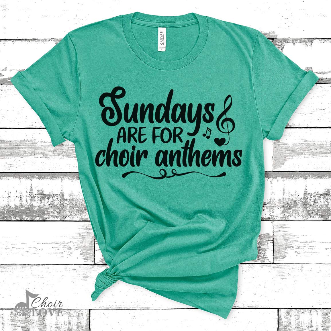 Singer Gift, Choir Gift, Church Gift, Sundays Are For Choir Anthems Unisex Jersey Short-Sleeve T-Shirt