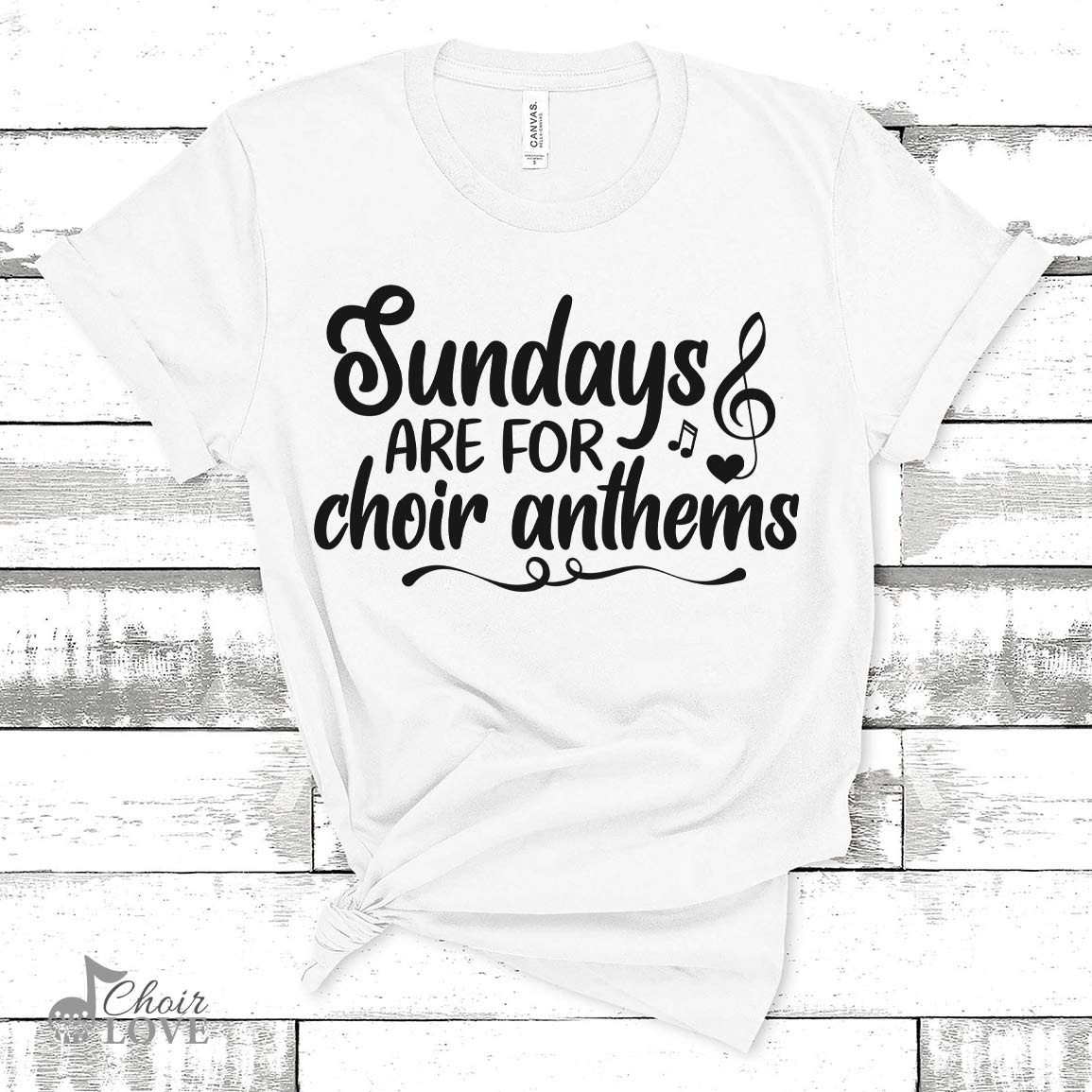 Singer Gift, Choir Gift, Church Gift, Sundays Are For Choir Anthems Unisex Jersey Short-Sleeve T-Shirt