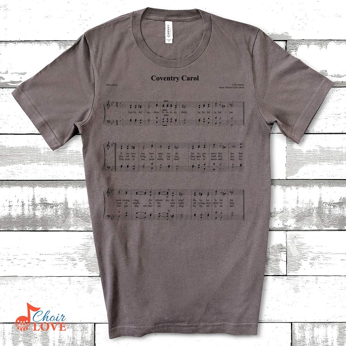 Music Gift, Gifts For Singer, Choir Gift, The Coventry Carol Singalong Unisex Jersey Short-Sleeve T-Shirt