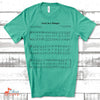 Music Gift, Gifts For Singer, Choir Gift, Away In A Manger Singalong Unisex Jersey Short-Sleeve T-Shirt