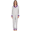 Pyjamas Women, Music Gift, Gift For Singers, Treble Clef Deluxe Satin Pyjamas, Music Pyjamas With Butter-Soft Fabric