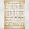 Ding Dong Merrily On High Holiday Jigsaw Puzzle, Christmas Puzzle, Music Gift, Music Education, Fun Choir Gift