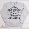 Music Gift, Gifts For Singer, Choir, Soloist, Musical Theatre, I Can Sing The Descant What's Your Superpower Unisex Crewneck Pullover Sweatshirt