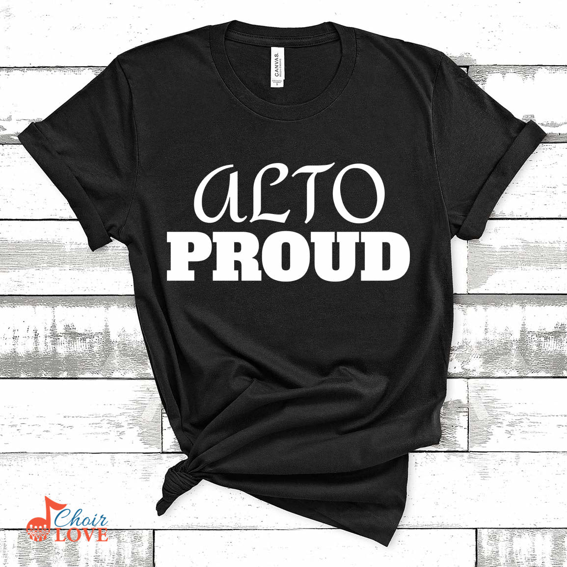 Music Gift, Gifts For Singer, Choir, Musical Theatre, Music Shirt, Alto Proud Unisex Jersey Short-Sleeve T-Shirt