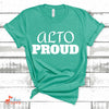 Music Gift, Gifts For Singer, Choir, Musical Theatre, Music Shirt, Alto Proud Unisex Jersey Short-Sleeve T-Shirt