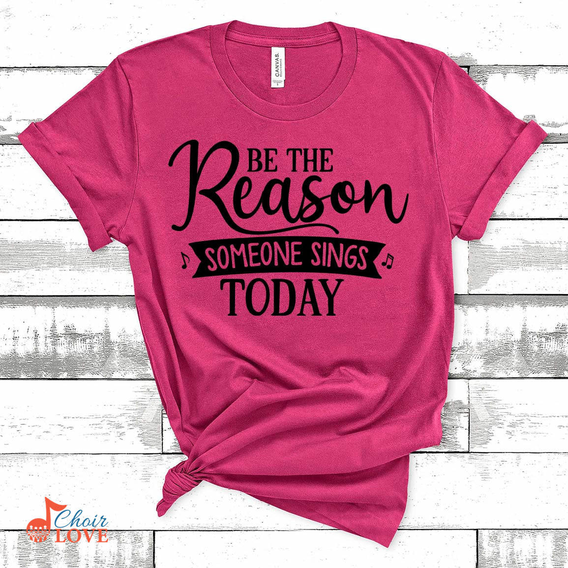 Music Gift, Gifts For Singer, Choir, Music Teacher, Be The Reason Someone Sings Today Unisex Jersey Short-Sleeve T-Shirt