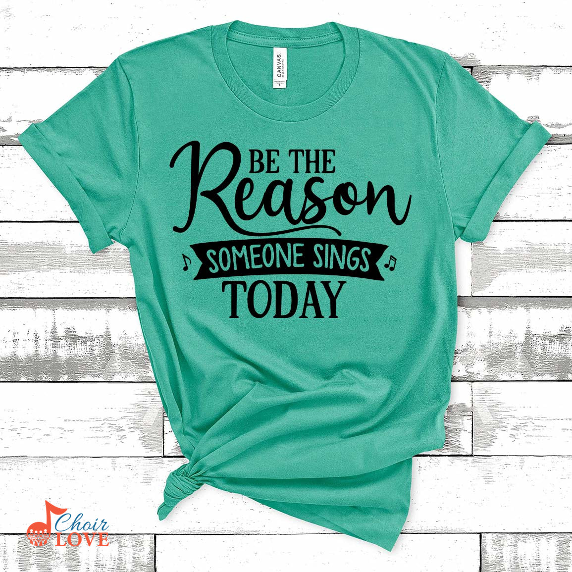 Music Gift, Gifts For Singer, Choir, Music Teacher, Be The Reason Someone Sings Today Unisex Jersey Short-Sleeve T-Shirt